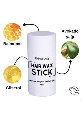 Saç Şekillendirici Stick Wax, Hair Wax Stick, 75gr