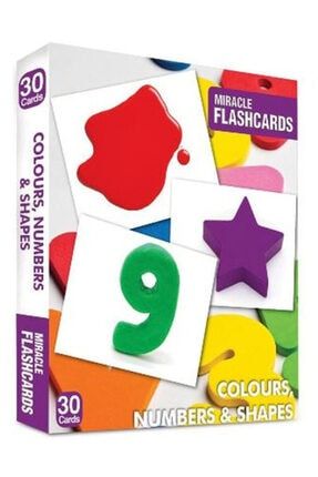 Miracle Flashcards Colours Numbers And Shapes 30 Cards 364684
