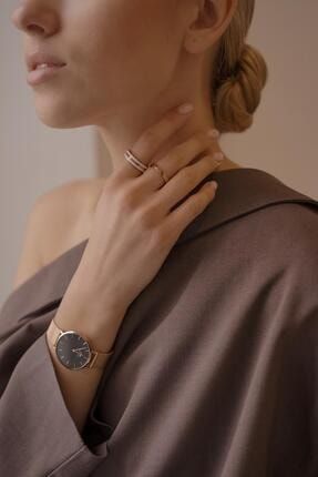 Daniel Wellington Classic Ring Satin White Rose Gold 60 L NO