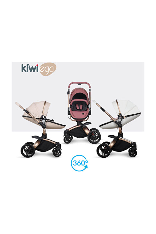 Kiwi Egg 3 In 1 Mono Bebek Arabasi Portbebe Beyaz Pembe Fiyati Yorumlari Trendyol