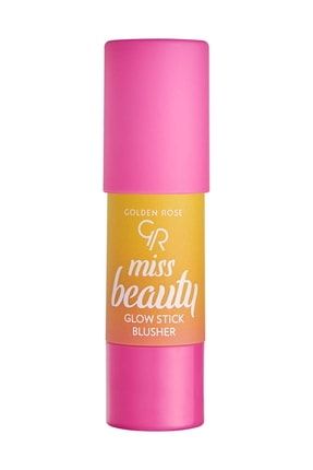 Golden Rose Miss Beauty Glow Stick Blusher No 01 Peach Flash