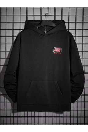 Hunors Sportswear Company Oversize Unisex Fight Club Bask l 3 Iplik ardonlu Sweatshirt Hoodie Fiyat Yorumlar Trendyol