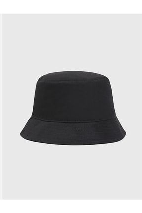 Düz Siyah Kova Şapka Balıkçı Şapka Bucket Şapka