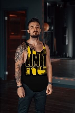 No Lımıt 2 Gym Fitness Tank Top Sporcu Atleti