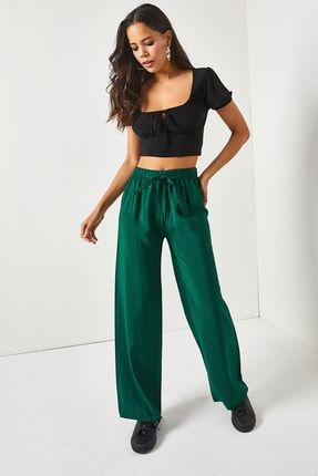 Emerald High Waist Fitted Palazzo Pants  Stil kıyafetler, Moda kıyafetler,  Moda kadın