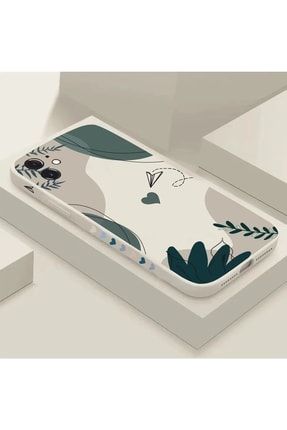 Iphone 11 Uyumlu (12 Görünümlü Köşeli ) Içi Kadife Secret Garden Renkli Kılıf