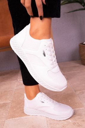 Kadın Sneaker Kalın Taban Cilt Günlük Spor Ayakkabı Stc197