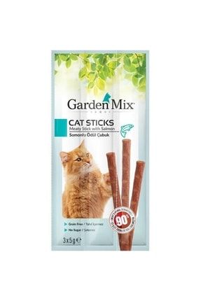 Garden Mix Kuzu Etli Tahılsız Kedi Ödül Çubuğu 3*15 Gr