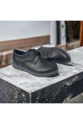 Erkek Çocuk Siyah Renk Klasik Ayakkabı