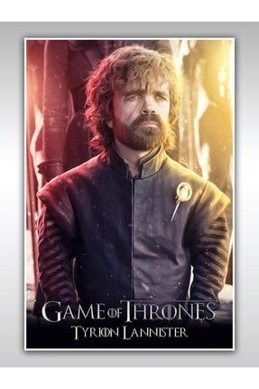 Game Of Thrones Poster 40x60cm Tyrion Lannister Afiş - Kalın Poster Kağıdı Dijital Baskı