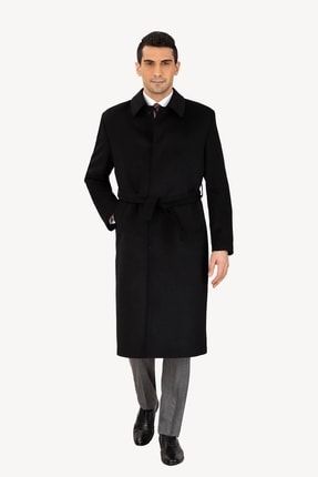 Klasik Regular Klasik Kesim Kaban Palto Siyah Baba