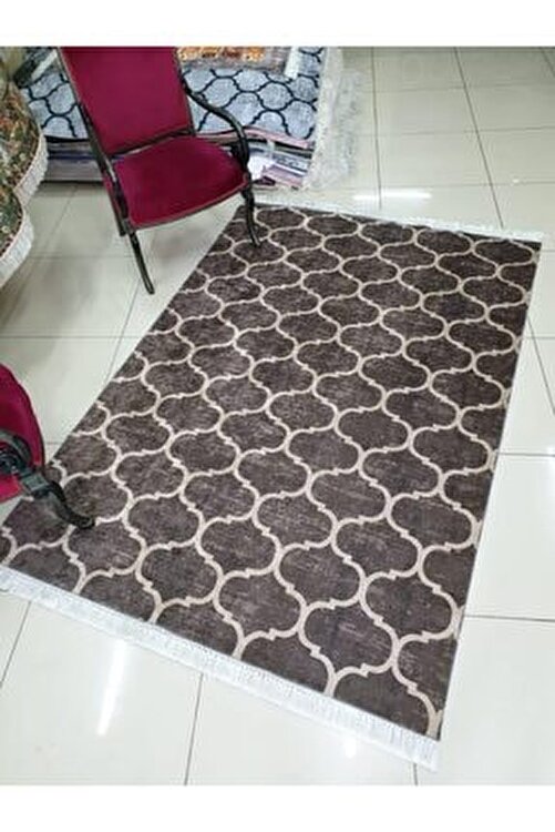 pamuklife dama vizon model kaymaz tabanli modern desenli hali yolluk hali fiyati yorumlari trendyol