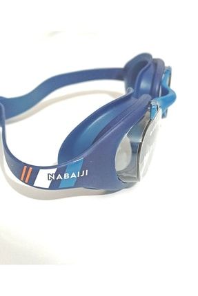By Nabaiji Yüzücü Gözlüğü - L Boy - Mavi / Kırmızı Baskılı - 100 Xbase