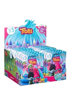 TROLLS BLIND BAG 4-PACK SERIES 5 MINI FIGURE DREAMWORKS B6554 SURPRISE BAGS  TOY