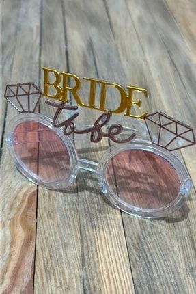 Parti Gözlüğü Bride To Be Gümüş Pembe