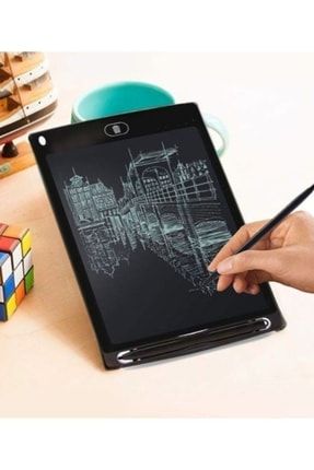 Writing Tablet Lcd 8.5 Inç Dijital Kalemli Çizim Yazı Tahtası Siyah