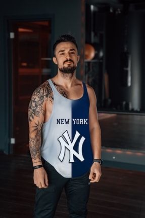 Newyork Gym Fitness Tank Top Sporcu Atleti