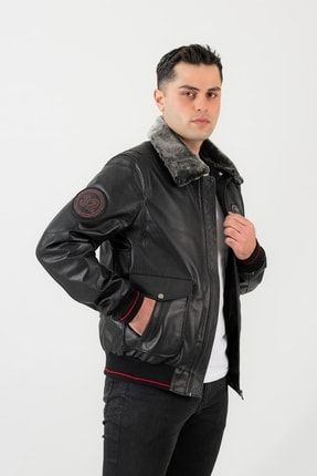 DER CLASS Drake Pilot Model Erkek Hakiki Deri Ceket Fiyat Yorumlar Trendyol