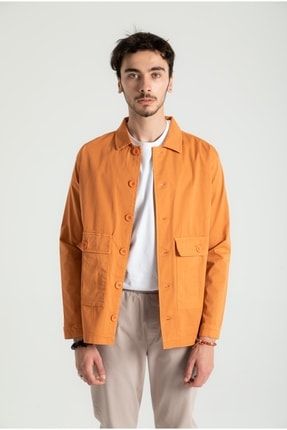 Oranj Günlük %100 Pamuk Spor Blazer Ceket