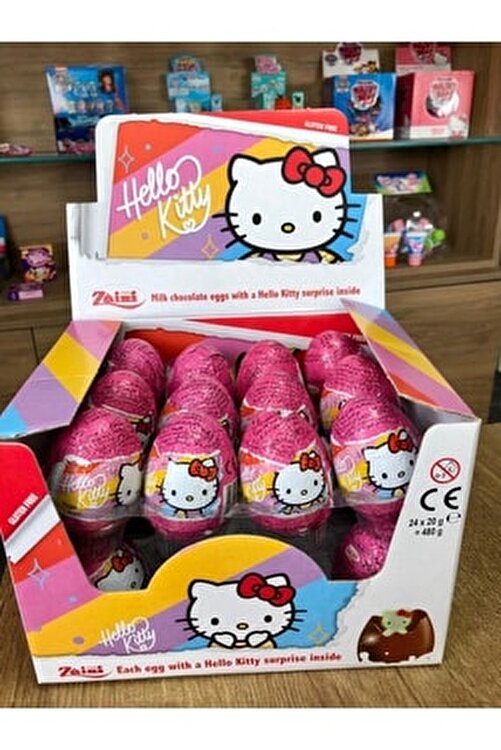 Hello Kitty Glutensiz Çikolatalı Sürpriz Yumurta 6'lı