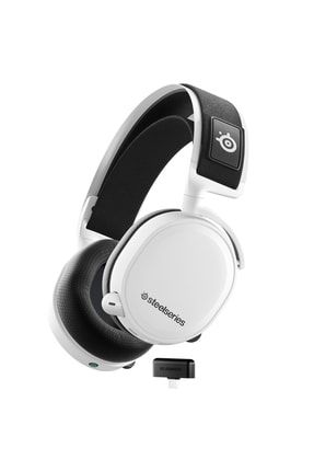 Arctis 7+ Beyaz Kablosuz 7.1 Kulak Üstü Oyuncu Kulaklığı