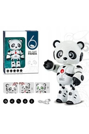 MAGICAL Die Cast Ses Kayd Yap labilen Ak ll Robot Panda arjl