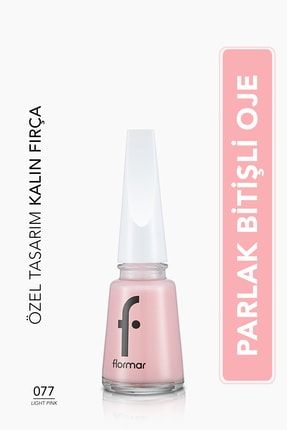 Sedefli Parlak Oje (PEMBE) - Nail Enamel - 077 Light Pink - 8682536035743