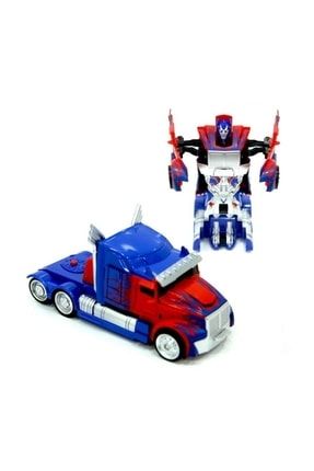 Transformers Tarzı Tıra Dönüşen 14 Cm Optimus Prime Robot