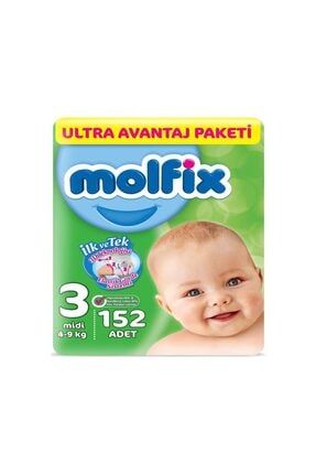 molfix 3 numara 4 9 kg 152 adet bebek bezi fiyati yorumlari trendyol