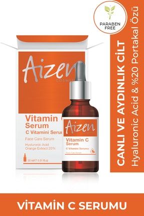 Vitamin C Cilt Ve Yüz Bakım Serumu - Anti Aging - Sıkılaştırma - 30 ml