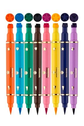 S&s 8 Renkli Çift Taraflı Neon Pen Eyeliner Seti