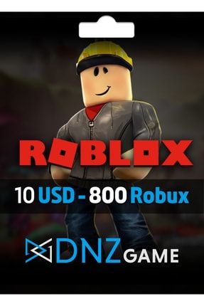 Gift Card 10 Usd 800 Robux