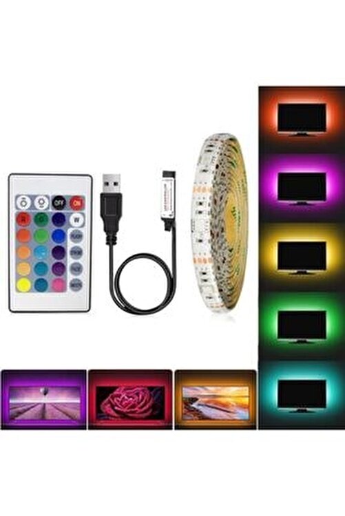 Hanover Tv Arkasi Rgb Serit Led 3x50cm Kumandali Fiyati Yorumlari Trendyol