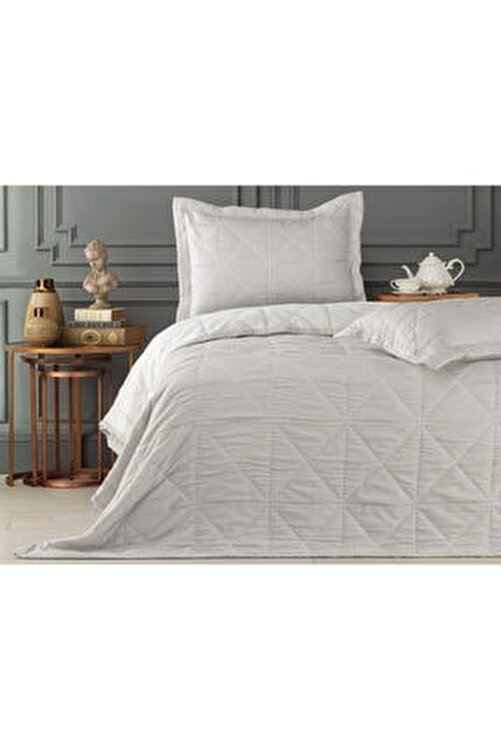 Madame Coco Delphine Cift Kisilik Yatak Ortusu Takimi Gri Fiyati Yorumlari Trendyol