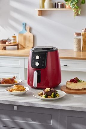 Karaca Air Pro Cook Manuel Xl Airfryer Ruby 4 Ki ilik Fiyat