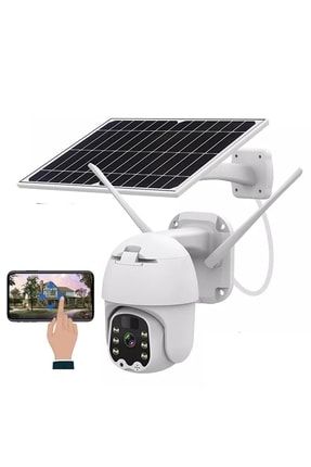 Sim Kartlı 4g Ptz 360 Hareketli Solar Güneş Enerjili 1080p Kamera Türkçe Program Son Sürüm