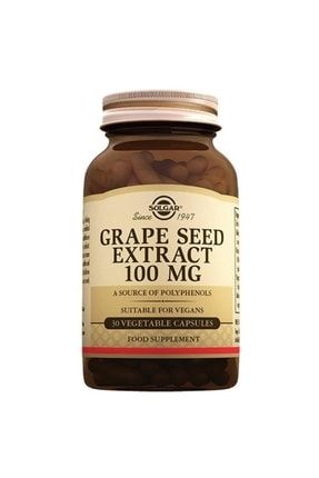 Sol-gar Grape Seed Extract 100 Mg 30 Bitkisel Kapsül