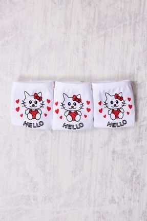 Gümüş İç Giyim Gümüş 3'lü Kız Çocuk Hello Kitty Desenli Slip Külot Fiyatı,  Yorumları - Trendyol