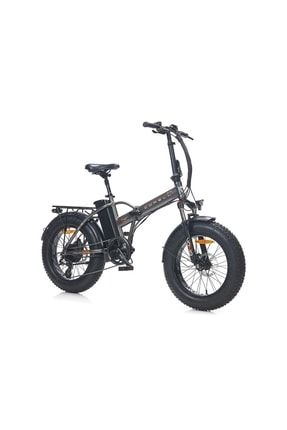 Voniq 20 Jant 42 Folding Fat Bike Elektrikli Bisiklet Gri