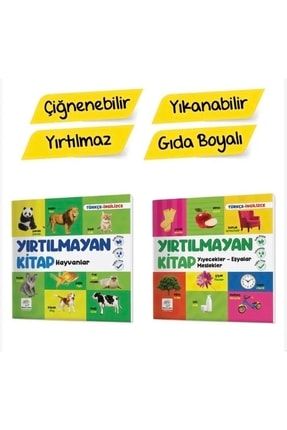 Yırtılmayan Kitap Seti (hayvanlar – Yiyecekler – Eşyalar – Meslekler)