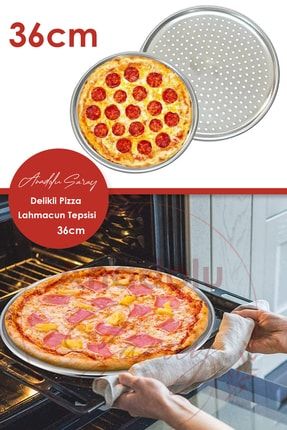 36cm Pizza Ve Lahmacun Tepsisi | Delikli Pizza Ve Lahmacun Tepsisi Lahmacun Pide Tepsisi 36cm