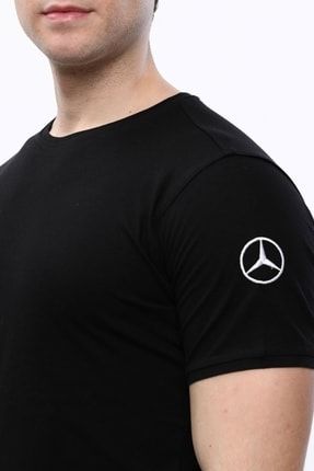 Uniprom S f r Yaka Erkek Ti ort Mercedes Benz Servis Logolu 100 Pamuk Siyah Fiyat Yorumlar Trendyol