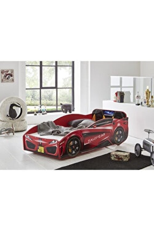 Mavi Ay Yatak Rally Car Arabali Yatak Seti Karyola Yatak Fiyati Yorumlari Trendyol