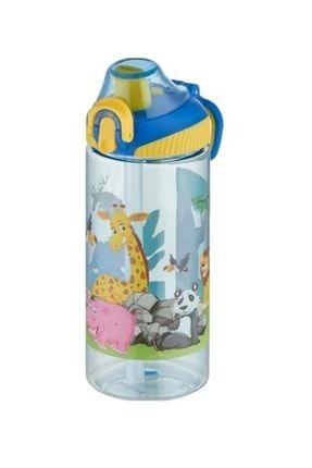 Vagonlife TKK 400ml Children's Water Bottle with Strawless Carrying Strap  and Strainer - Trendyol