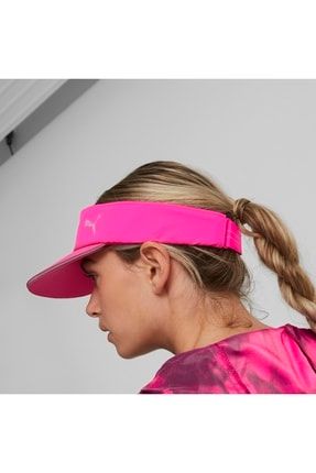 Runing Visor Pembe Kadın Tenis Şapka