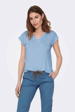 Only 15287041-23y Onlfree S/s Modal V-neck Top Jrs Noos Kadın T-shirt  Fiyatı, Yorumları - Trendyol