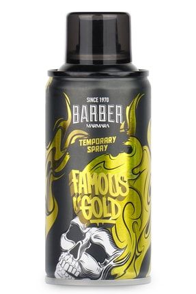Geçici Renkli Saç Spreyi Altın Sarı 150 ml