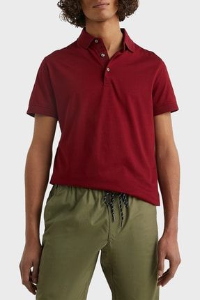 Tommy hilfiger burgundy polo on sale