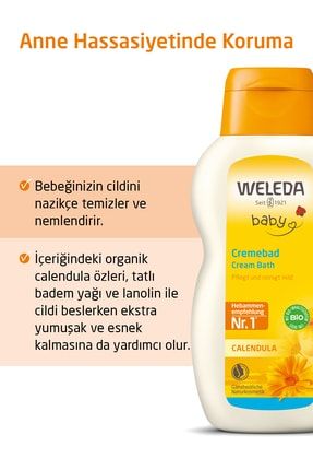 Weleda Calendula Organik Temizleyici Ve Nemlendirici Banyo Kremi 200ml  Fiyatı, Yorumları - Trendyol