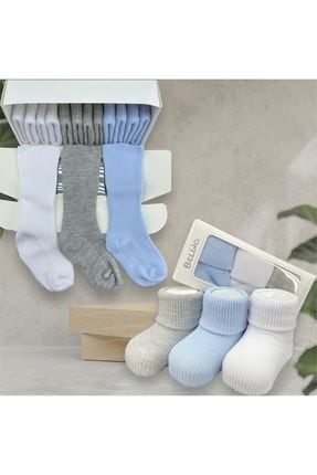 6'lı Erkek Bebek Pamuklu Çorap